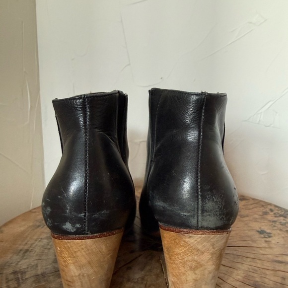 Rachel Comey Black Leather Ankle Boots Booties - Picture 3 of 9